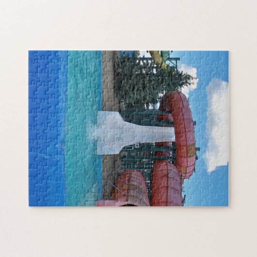 Aqua Park Water Slide Legpuzzel (Horizontaal)