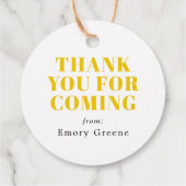 Aqua Party Dier Olifant Verjaardagsfeest Bedankjes Labels (Achterkant)