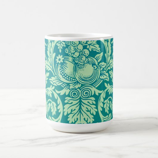 Aqua Pattern Art Mok Cup (Center)