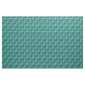 Aqua Pattern Fabric Stof (Yard (91,4 cm))