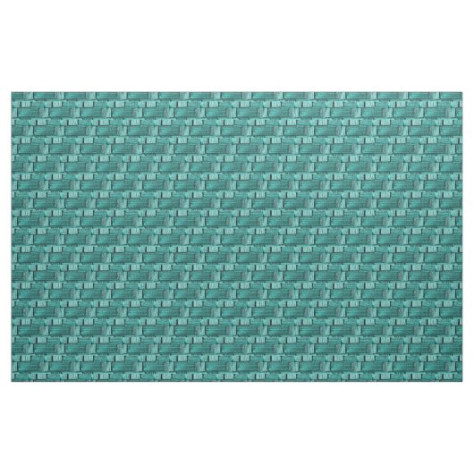 Aqua Pattern Fabric Stof (Yard (91,4 cm))