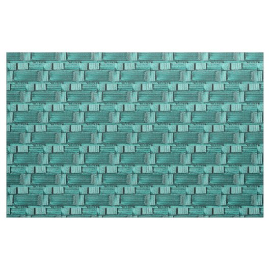 Aqua Pattern Fabric Stof (Fat Quarter)