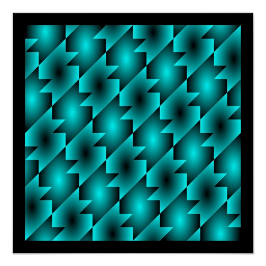 AQUA PATTERN ONTWERP POSTER (Voorkant)