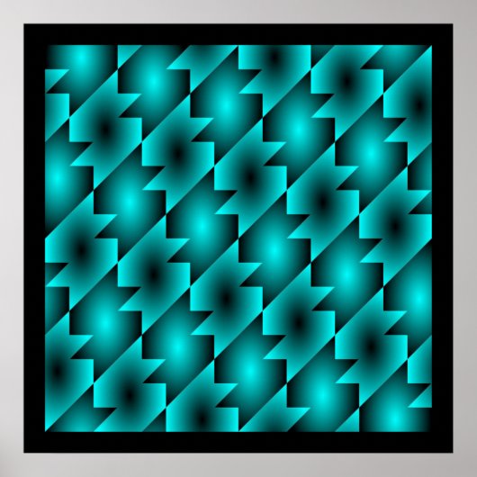 AQUA PATTERN ONTWERP POSTER (Voorkant)