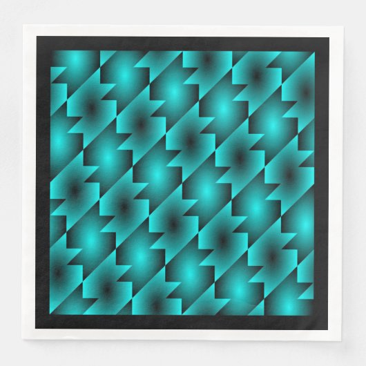 AQUA PATTERN ONTWERP SERVETTEN (Voorkant)