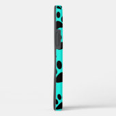 Aqua Paw-printtelefoondraagtas, in elke kleur! Case-Mate iPhone Case (Achterkant / Rechts)