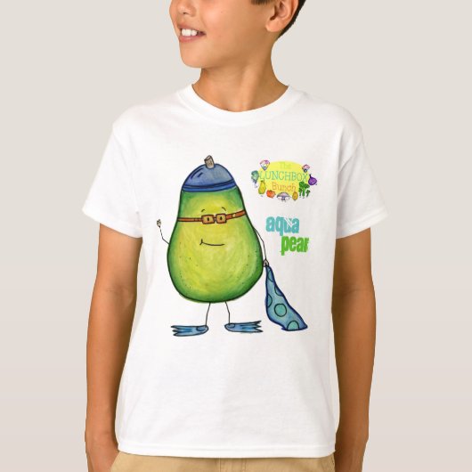 Aqua Pear T-shirt (Voorkant)