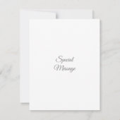 Aqua, Periwinkle, Paarse Waterverf Floral Wreath Bedankkaart (Achterkant)