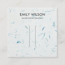 AQUA PETAL HANDGEMAAKTE PAPIEREN HAARCLIP DISPLAY 