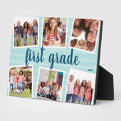 Aqua Photo Collage Kinder School Year Keepslag Fotoplaat (Zijkant)