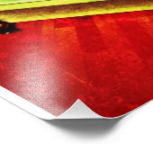 Aqua Piano Foto Afdruk (Hoek)