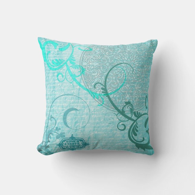  Aqua Pillow Kussen (Voorkant)