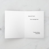 Aqua + Pink Modern Stripe Bridesmaid Proposal Kaart (Binnen)