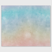 Aqua Pink Tie kleurstof Cadeaupapier (Vlak)