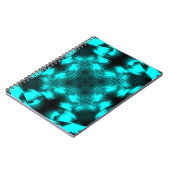 Aqua Plasma Symmetrie Fractale Kunst Notitieboek (Linkerzijde)