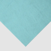 Aqua Polka-stippen Tissuepapier (Detail)