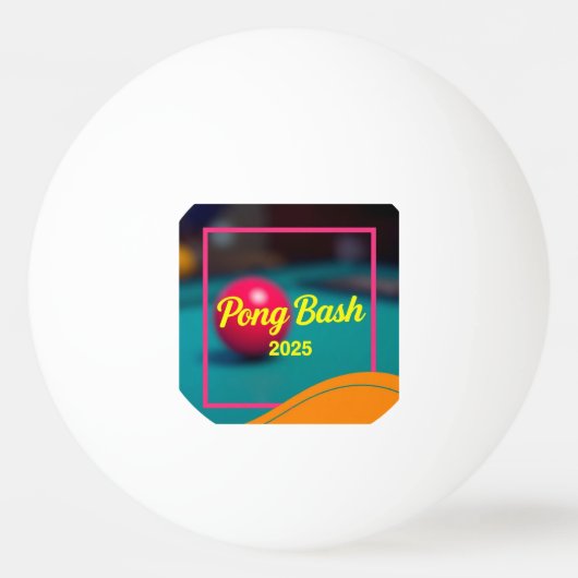 Aqua Pong Fiesta Pingpongbal (Achterkant)