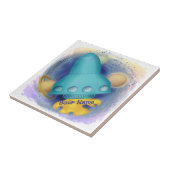 Aqua Raket Tegeltje (Zijkant)
