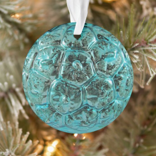 Aqua Rare Mercury Kerstbal Ornament (Boom)
