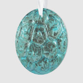  Aqua Rare Mercury Kerstbal Ornament (voorkant)