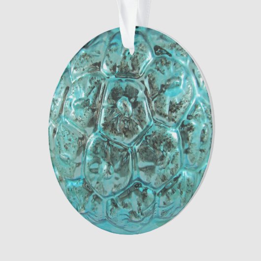  Aqua Rare Mercury Kerstbal Ornament (voorkant)