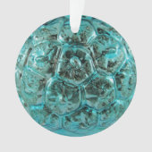 Aqua Rare Mercury Kerstbal Ornament (voorkant)