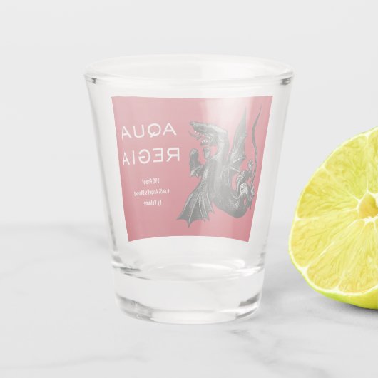 Aqua Regia Shot Glass Shot Glas (Achterkant)