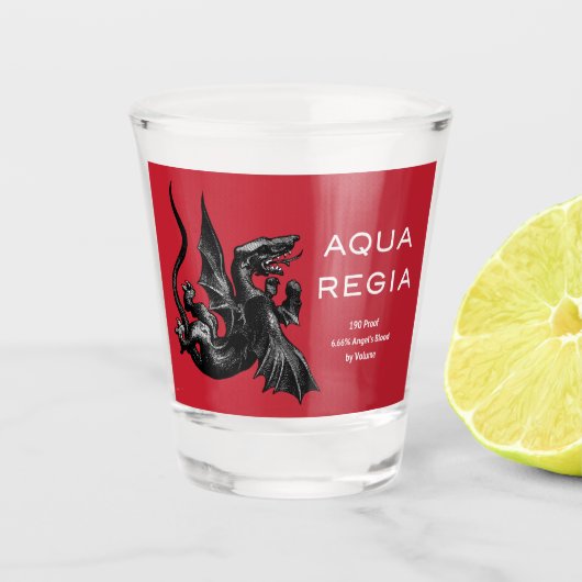 Aqua Regia Shot Glass Shot Glas (Voorkant)