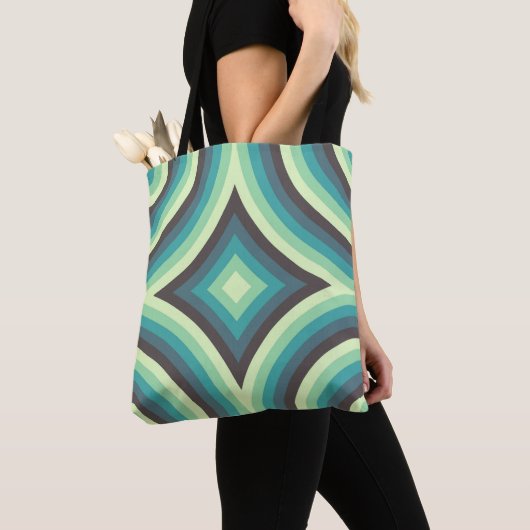 Aqua Resonance Pulse Tote Bag (Dichtbij)