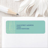Aqua Return Address Label (Insitu)