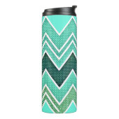 Aqua Rise Chevron Thermosbeker (Gedraaid links)