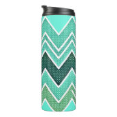 Aqua Rise Chevron Thermosbeker (Geroteerd rechts)
