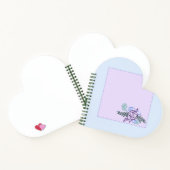 Aqua Rose Hart Notebook Notitieboek (Binnen)