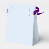 Aqua Rose Trouwdagjubileum Bedankdoosjes (Achterkant)