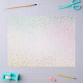 Aqua Roze Geel Goud Confetti Tissuepapier (Craft)