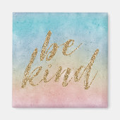 Aqua roze kleurstof Glitter be wel Magneet (Voorkant)