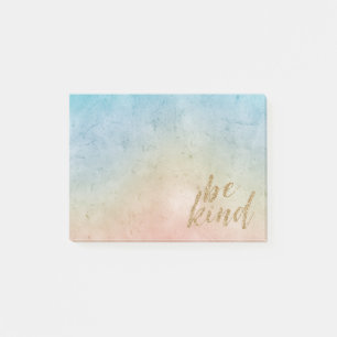 Aqua roze kleurstof Glitter be wel Post-it® Notes