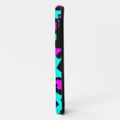 Aqua/Roze luipaard afdrukken - Personeel Case-Mate iPhone Case (Achterkant/links)