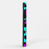Aqua/Roze Luipaardprint - Personaliseer Case-Mate iPhone Case (Achterkant/rechts)