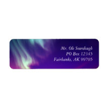 Aqua Roze Ombre Overlay Alaskaanse Noorderlicht