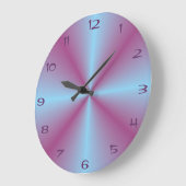  Aqua Roze verlicht > Verpakte klok (Hoek)