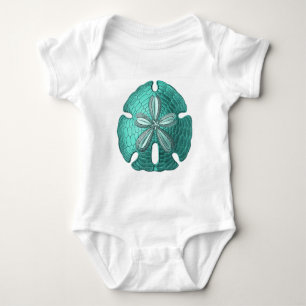 Aqua Sand Dollar Romper