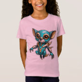 Aqua Schattige T-shirt (Voorkant)
