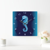 Aqua Seahorse Wall klok (Huis)