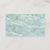 Aqua Seapaarden Nautic Wedding Website Tussenvoegs Informatiekaartje (Achterkant)