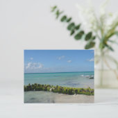 Aqua Serenity Briefkaart (Staand voorkant)