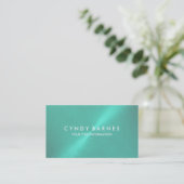 Aqua Sheen Visitekaartje (Staand voorkant)
