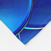 "Aqua Shimmer Iridescent Mermaid Scales" Fleece Deken (Hoek)