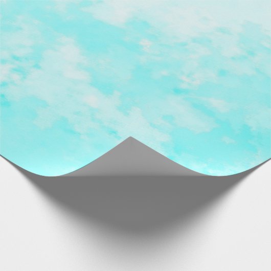 Aqua Sky Cadeaupapier (Hoek)