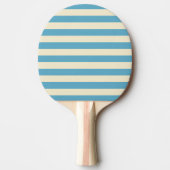 Aqua Sky Polo Stripes en Solid Tafeltennisbatje (Voorkant)